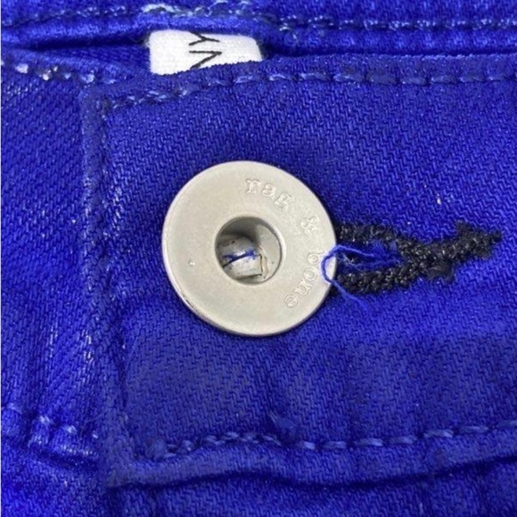 rag & bone High Rise Ankle - Coated Blue - Picture 7 of 7